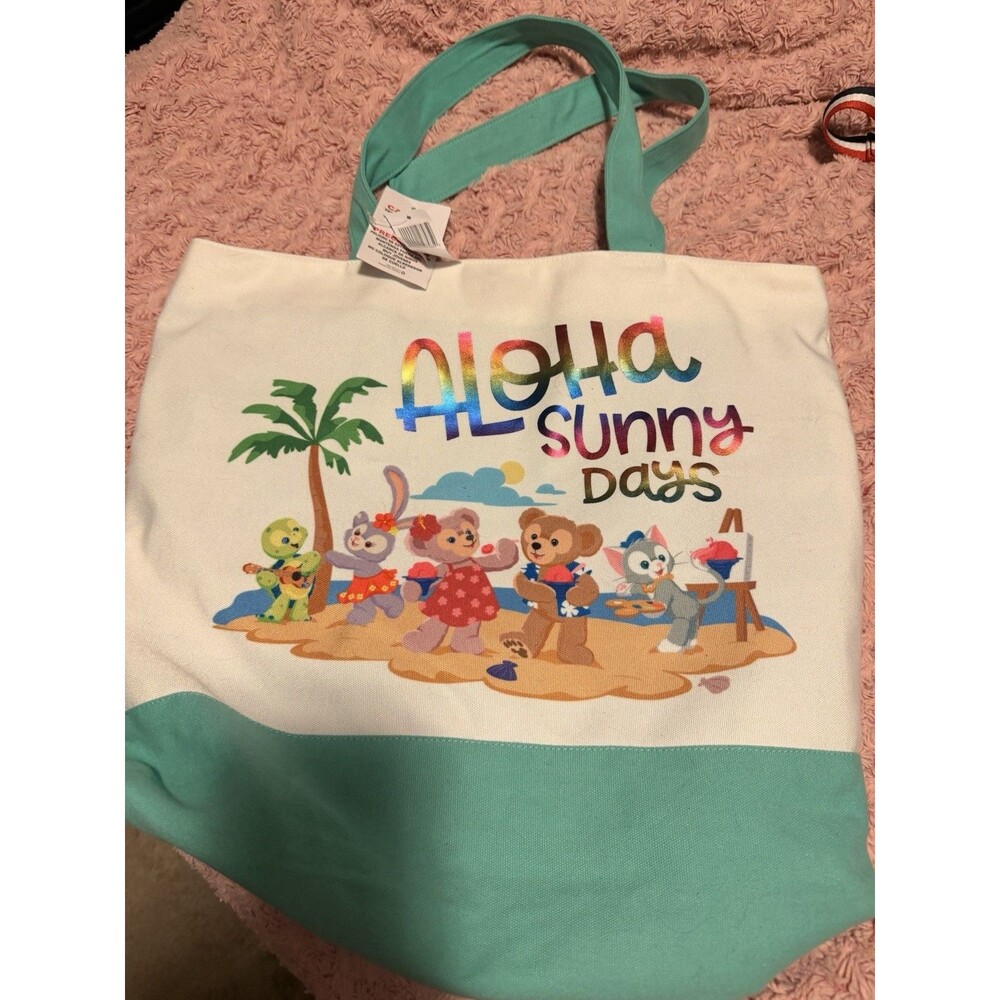 Duffy the Disney Bear Shellie May Aulani Aloha Sunny Days Tote Bag Purse
